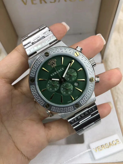 Versace Chrono Black Marble - Hình 14